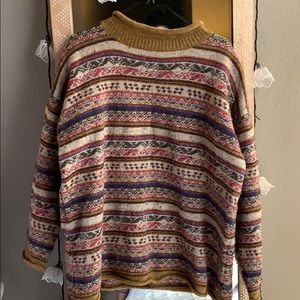 Vintage Oversized Colorful Sweater from the 1980s